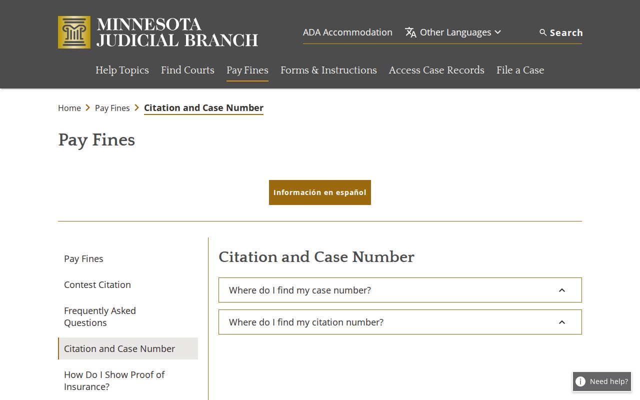 Mille Lacs County traffic court records citation and case-number guide