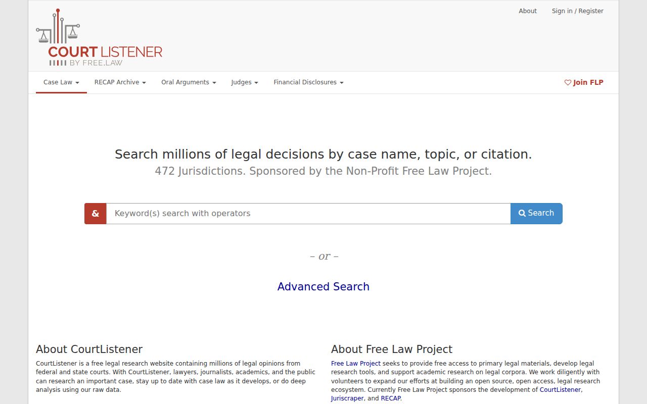 Wahkon court docket research distinguishing CourtListener federal records from Minnesota state records