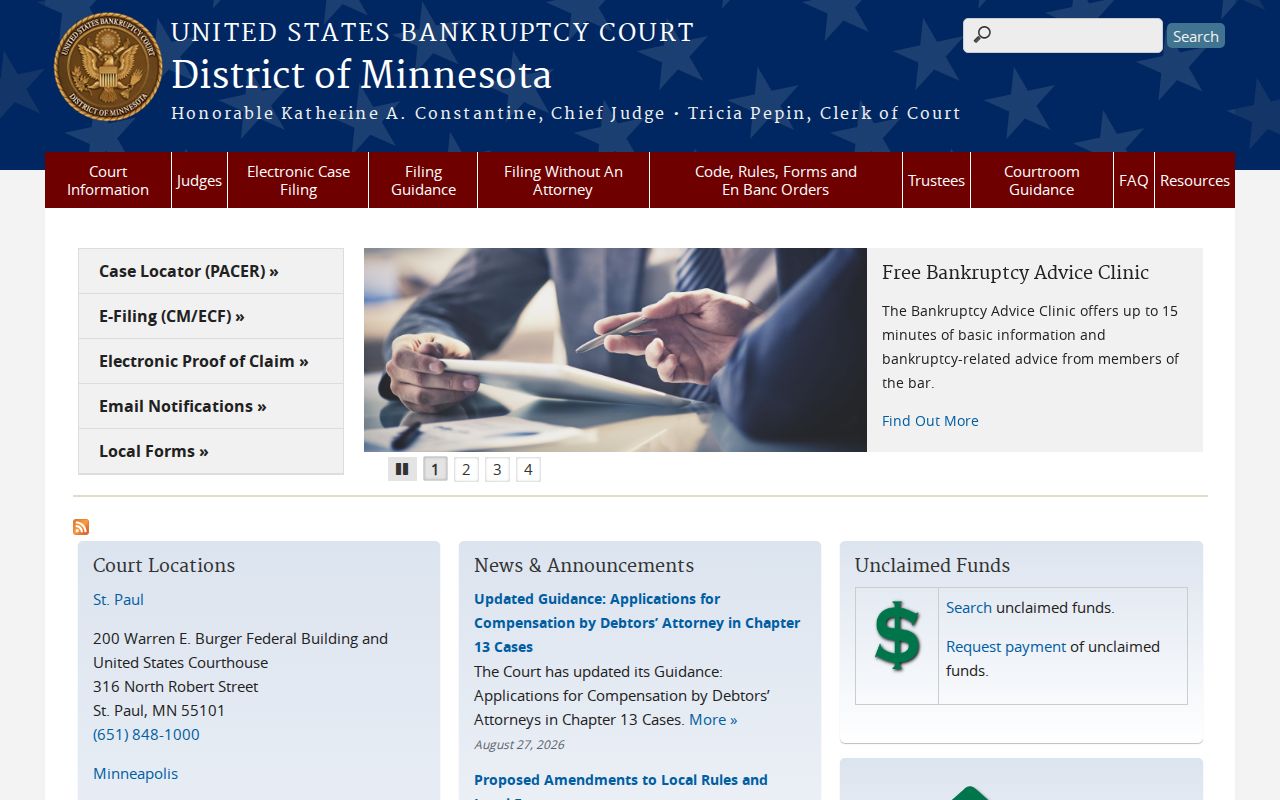 Wahkon court docket research distinguishing federal bankruptcy records from state court records